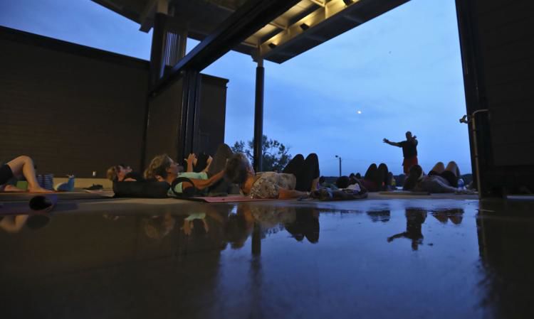 August 13, 2019: Moonlight Yoga at The Devon Lakeshore Amphitheater
